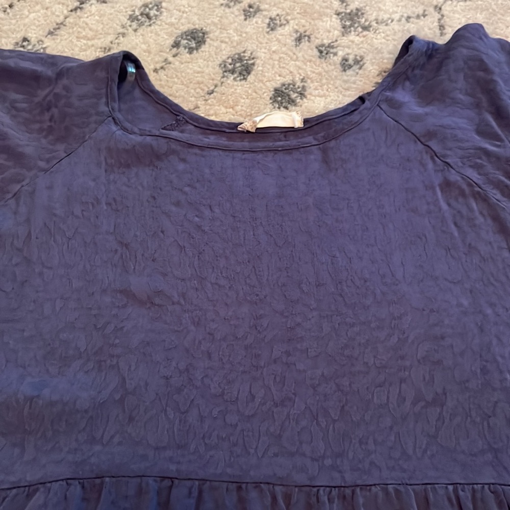 Grey Leopard Ruffle Shirt - Picture 3 of 6